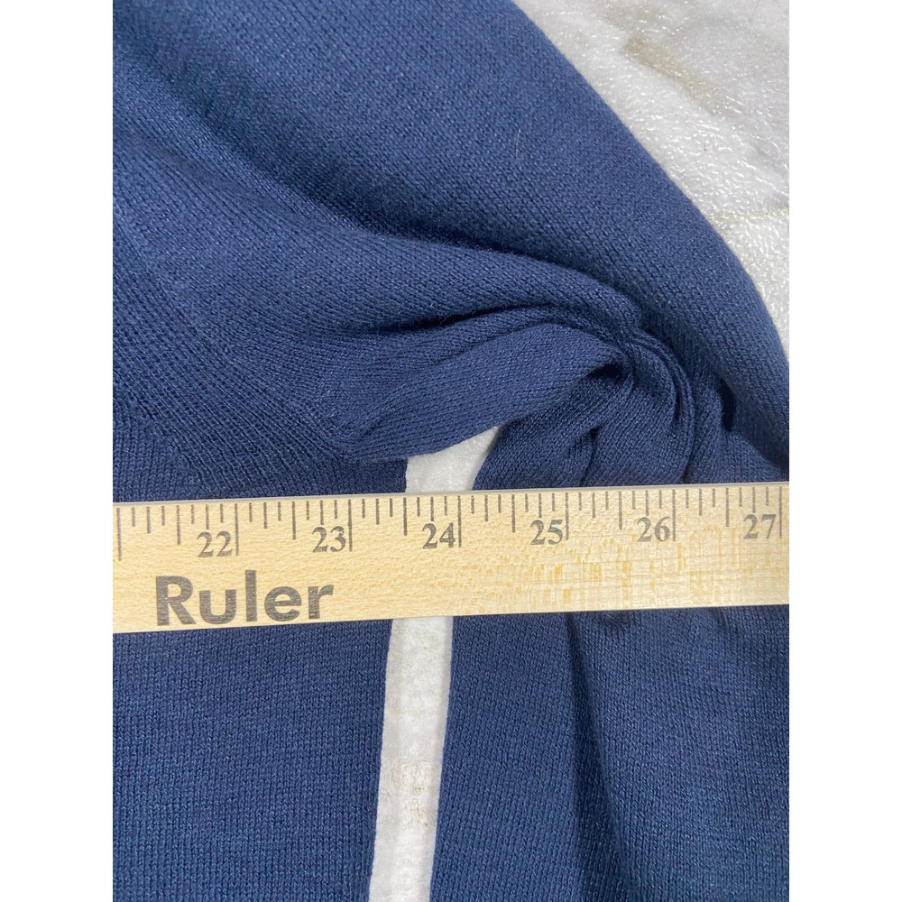 EXPRESS Men's Navy Blue Crew Neck Long Sleeve Sweater Size L - Picture 6 of 8